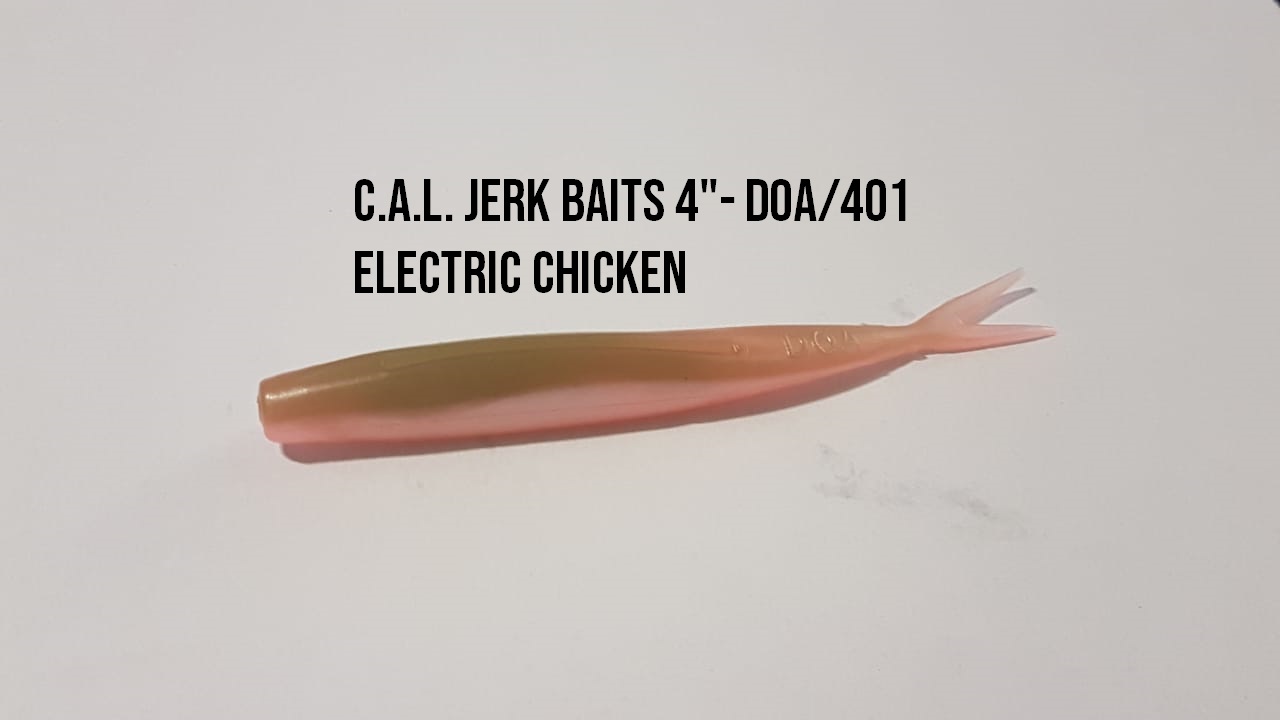 C.A.L. Jerk Baits 4- DOA/401 Electric Chicken. - Espaço Pesca