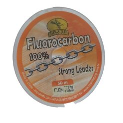 Linha Leader Fluocarbon - 0.338mm (17.12lb/ 7.78kg) 50m