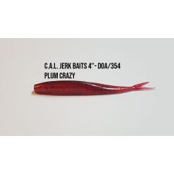 C.A.L. Jerk Baits 4- DOA/371 Avocado Red Glitter - Espaço Pesca