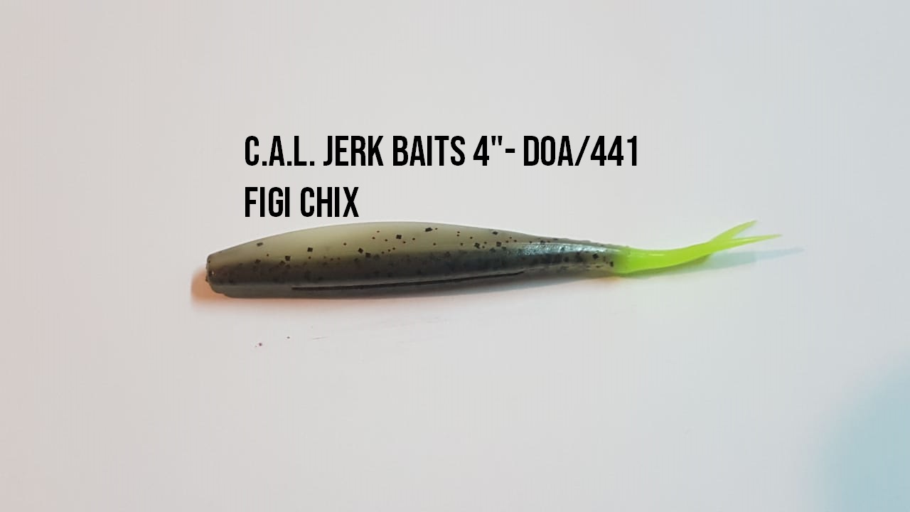 C.A.L. Jerk Baits 4- DOA/441 Figi Chix. - Espaço Pesca