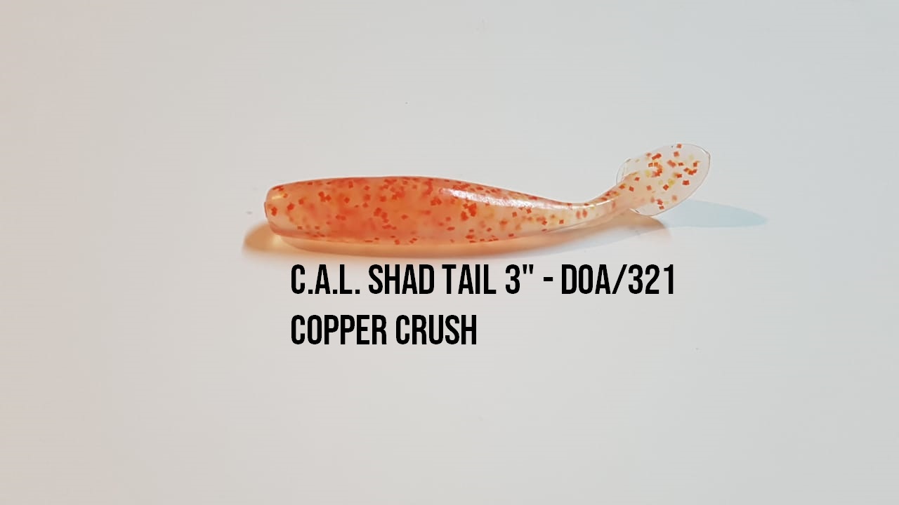 C.A.L. Shad Tail 3 - DOA/321 Copper Crush - Espaço Pesca