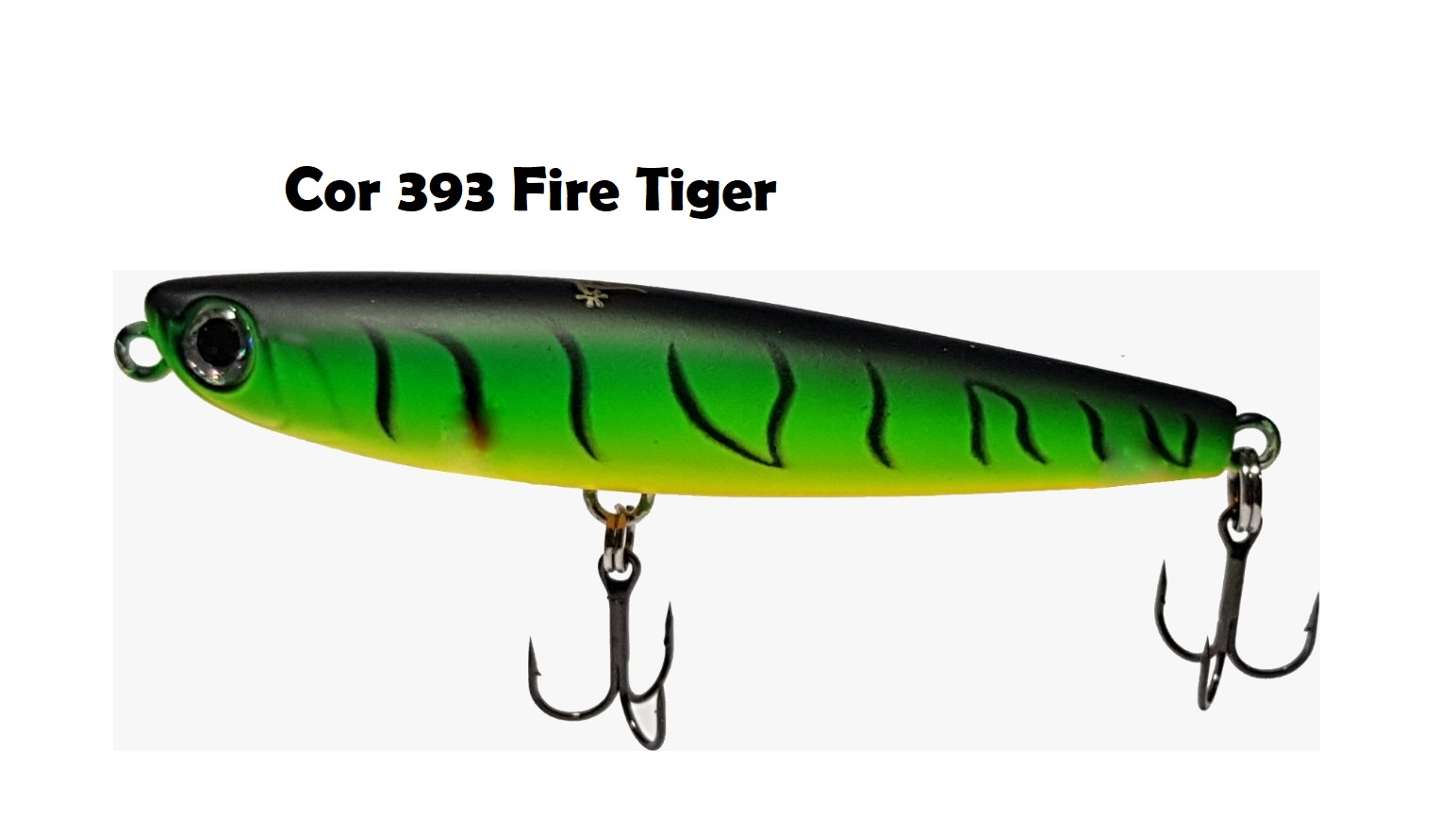 Fire Lure - 7,5 cm/7,8gr - Lizard Fishing - Topwater - Cor 393 Fire Tiger