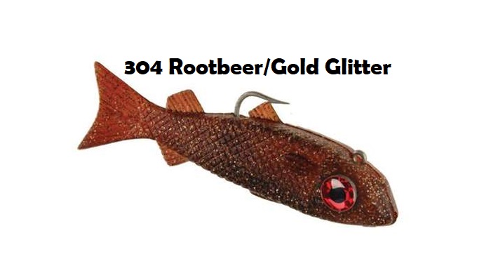 304 Rootbeer-Gold Glitter