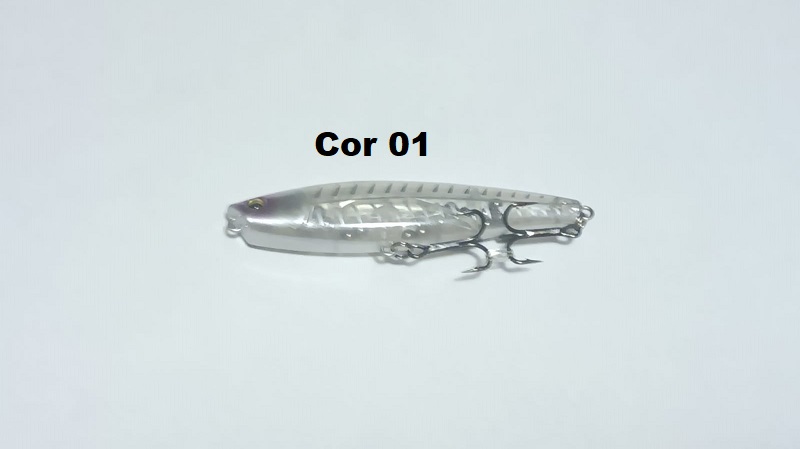 Isca Artificial Tempestade - Superfície Stick/Zara - 9,2cm 13g - Lizard  Fishing - Cor 01 (Transparente)